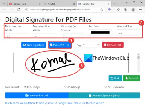 need to sign pdf document