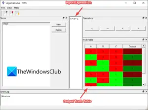 How To Generate Truth Table In Windows 11/10