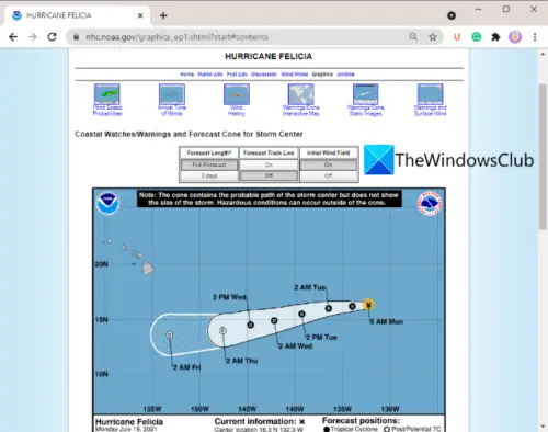 hurricane tracking software