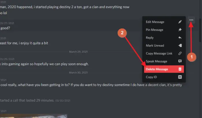 How To Delete Single Or Multiple Direct Messages On Discord