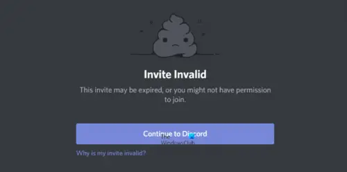 discord invalid invite