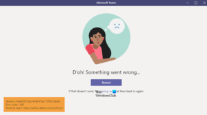 How to fix Microsoft Teams error code 500 on Windows 11/10