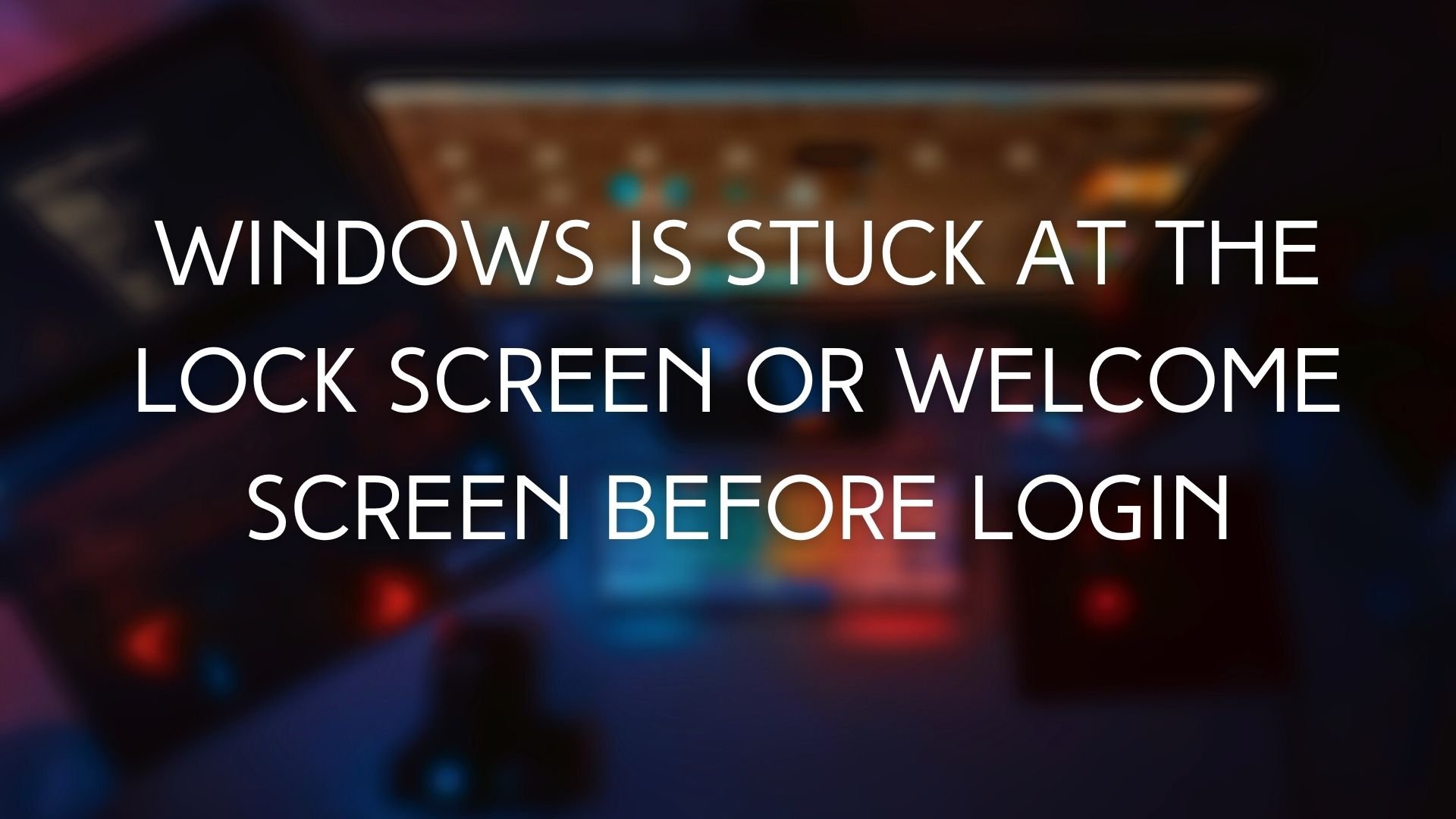 remove welcome screen windows 7