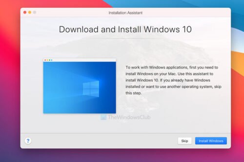 installing windows on mac with parallels