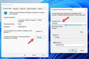 how to rename computer windows 11