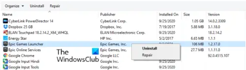 epic games launcher connection issues