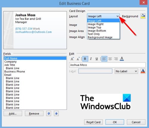 how-to-create-electronic-business-card-in-outlook