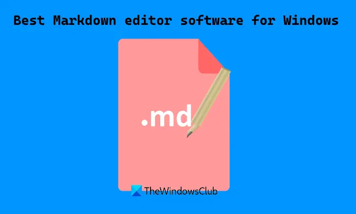 Logiciel D'édition Markdown Pour Windows