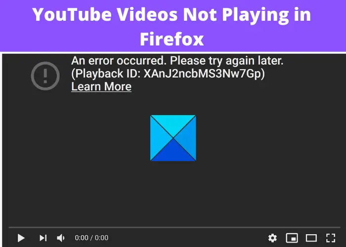 youtube videos not playing firefox mac os x