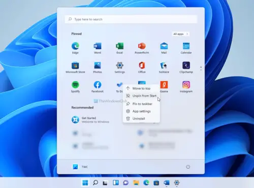 How to customize Windows 11 Start Menu