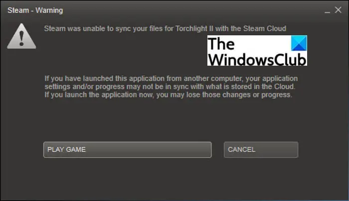 Steam was unable to sync your files [Fixed]