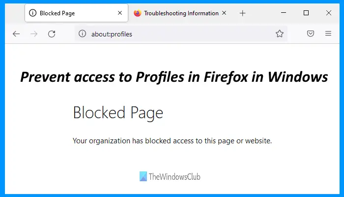 how do i use firefox profile manager in windows 10