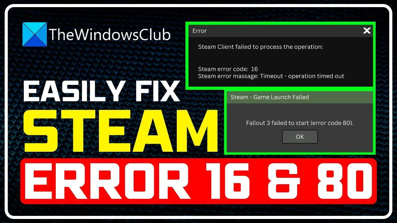 Three ways to fix Steam error code 118