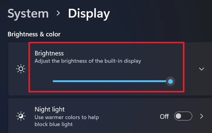 lower monitor brightness