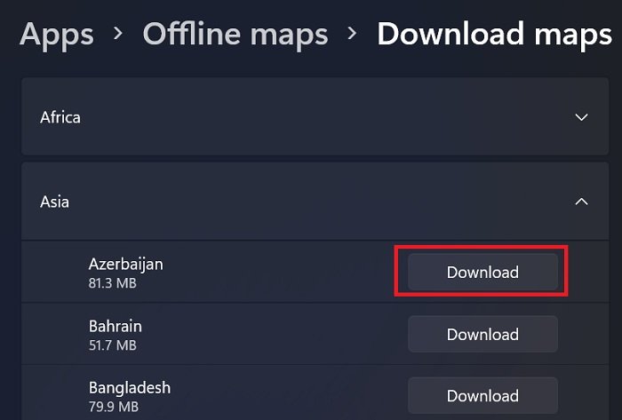 How to download offline Maps on Windows 11 10 PC - 83