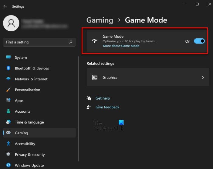how to activate game mode windows 10