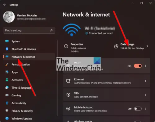 How to tell which App is using Internet in background on Windows 11