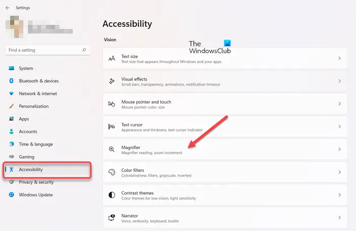 Accessibility Magnifier