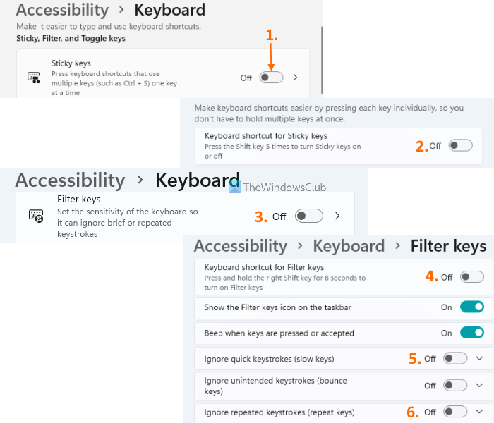 Fix Spacebar Or Enter Key Is Not Working On Windows 11 10