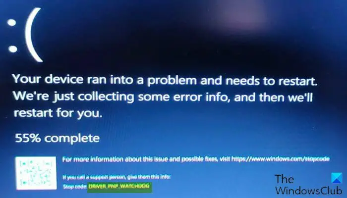 Fix Driver Pnp Watchdog Blue Screen Error On Windows 11 10