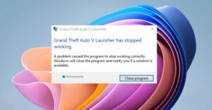 gta 5 launcher has stopped working