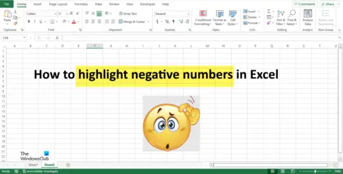 How To Highlight Negative Numbers In Excel