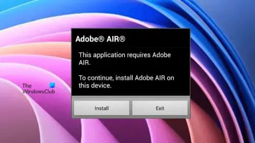 Adobe AIR 50.2.3.5 for mac instal