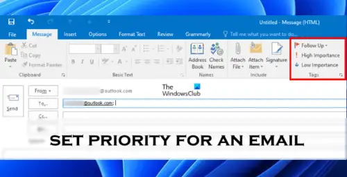 how-to-set-the-priority-for-an-email-in-outlook-to-high