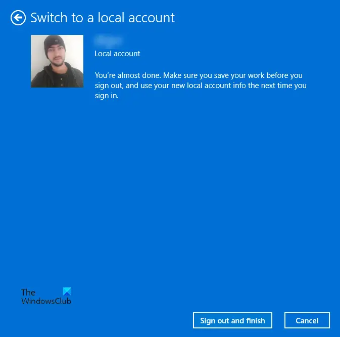 can i change the microsoft account on a used computer