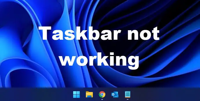 La Barre Des Tâches Windows 11 Ne Fonctionne Pas