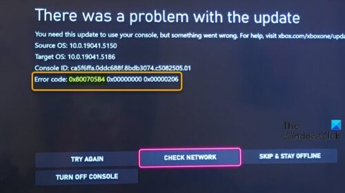 Не удалось установить приложение 0x800705b4 xbox