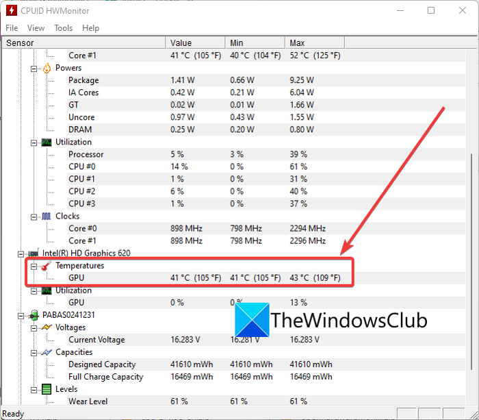 How to check the GPU in Windows 11/10