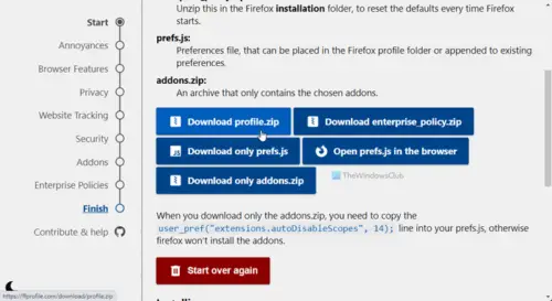 How To Create Custom Firefox Profile With Firefox Profilemaker 7516