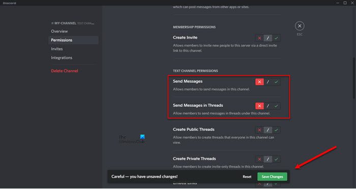 How To Make A Channel Read Only In Discord