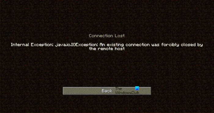 Fix Internal Exception Java.IO.IOException Minecraft problem