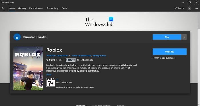Roblox - Microsoft Apps