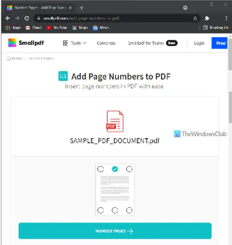 How To Add Page Numbers To PDF Documents