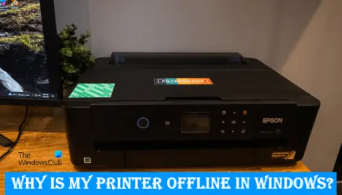 change printer to online from offline