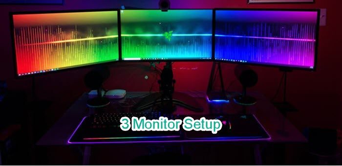 Pelmel attent Effectiviteit How to set up 3 monitors on a Windows 11/10 laptop
