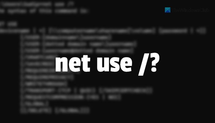 How To Use Net Use Command In Windows 11 10