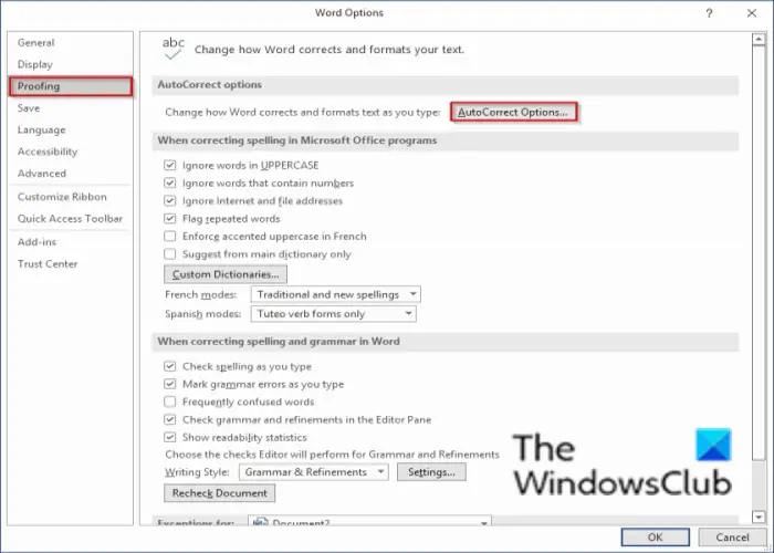 How To Enable And Disable Auto capitalization In Word