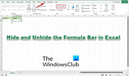 how-to-show-or-hide-the-formula-bar-in-excel