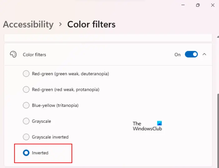 Fix Inverted Colors Issue on Windows 10 