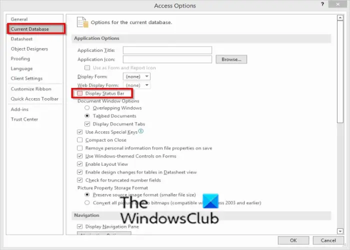 How To Show Or Hide The Status Bar In Access Trendradars Latest