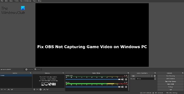 how to record games using obs studio
