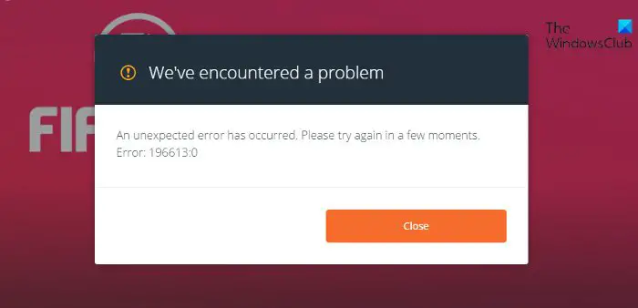 Fix Origin Error 196613:0 when downloading or updating games