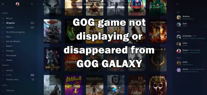 gog galaxy ps2 plugin not working