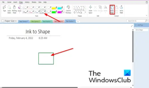 How To Insert Shapes In Onenote