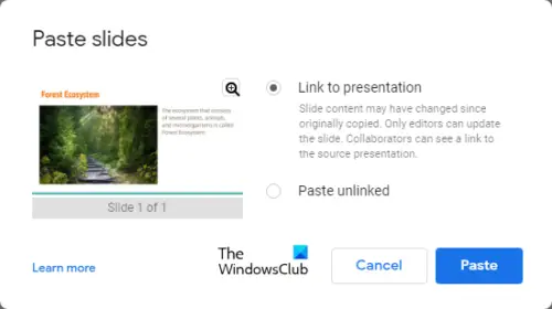 How To Insert Google Slides Into Google Docs