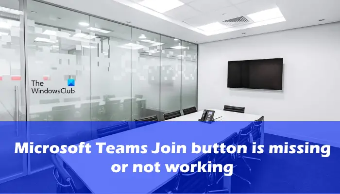 Le Bouton Rejoindre Microsoft Teams Est Manquant